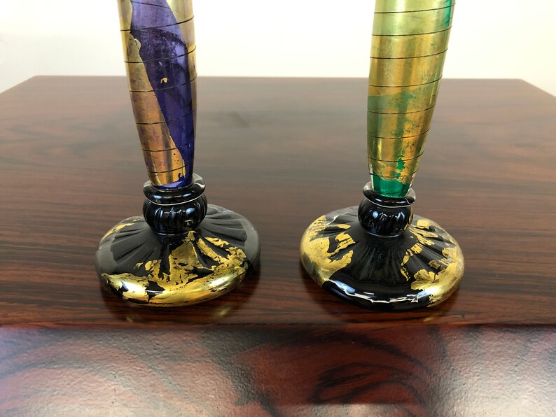 David Garcia Blown Glass Candle Holders image 8