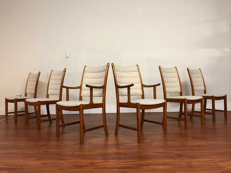 Johannes Andersen Uldum Mobelfabrik Teak Dining Chairs image 2