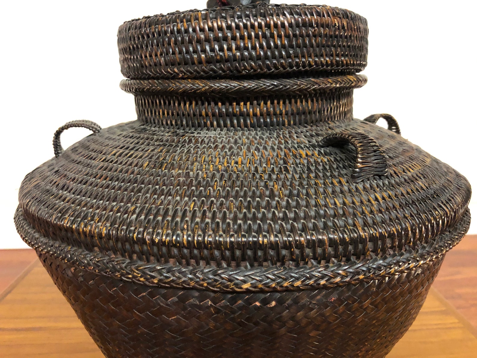 Philippine Tribal Woven Basket Etsy