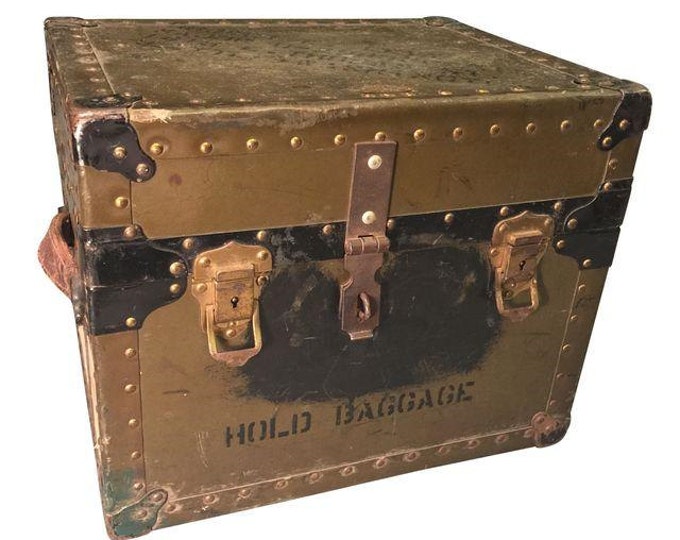 Vintage Army Foot Locker Etsy