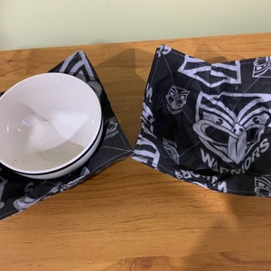 A Footy Microwave Bowl Cozies - Set of 2 - Christmas Present