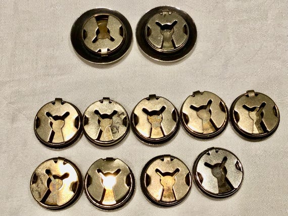 Vintage Sterling Silver Native American Button Co… - image 3