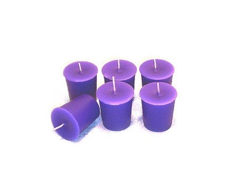 Purple Classic Hand-poured Unscented Votive Candles