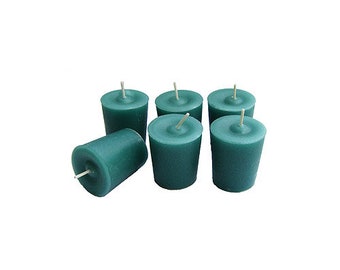 Sea-green Classic Hand-poured Unscented Votive Candles
