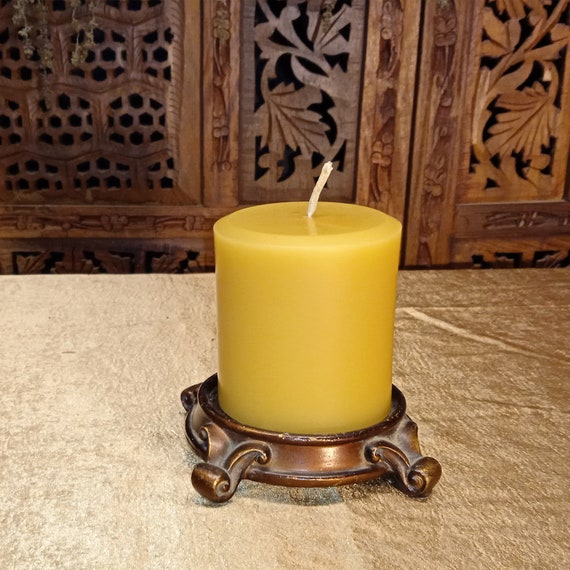 100% Beeswax Classic Pillar Candle