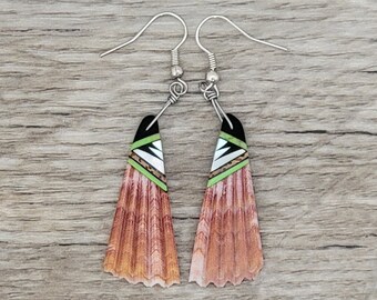 Native American Shell Earrings - Etsy