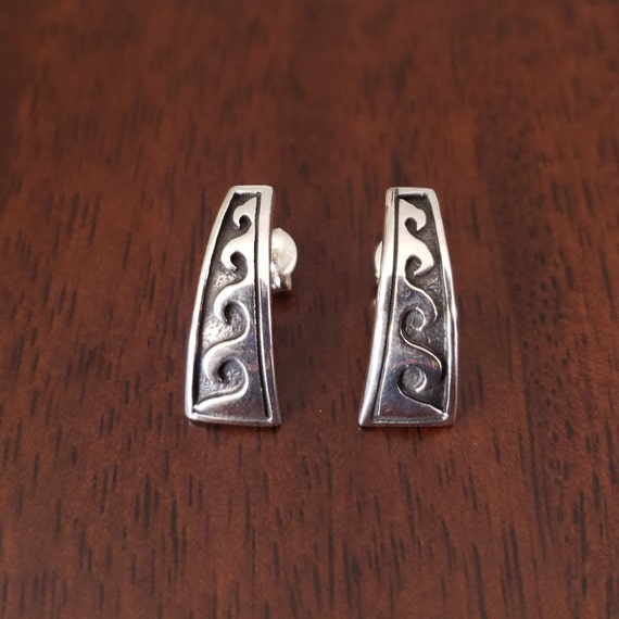 Sterling Silver "Living Water" Earrings