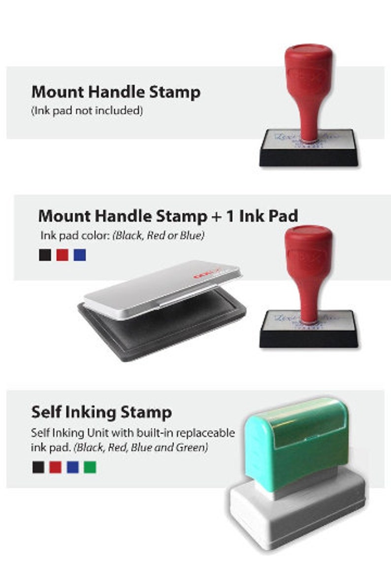 Self Inking Custom Library Stamp Personalized Book Stamp Etsy