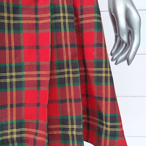red plaid kilt