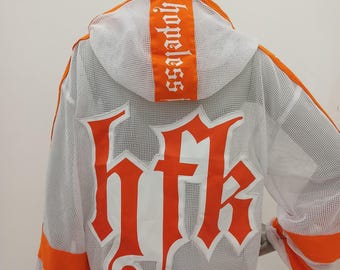 Fan Replica Halsey Water Pool Tour White Orange Hoodie Top Custom Cosplay Pop Idol Fan Clothing Tribute Hopeless Fountain Kingdom Tour Top