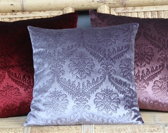 Pillow Cover Damask Upholstery Pillow Boho Pillow Cover Thick Velveteen Scatter Pillow Unique Cushion Cover Decorative Lounge Pillow Sham