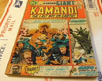 DC Kamandi Giant Comic, The Last Boy on Earth! No. 32 Aug 1975--Poor Condition! Well Used!