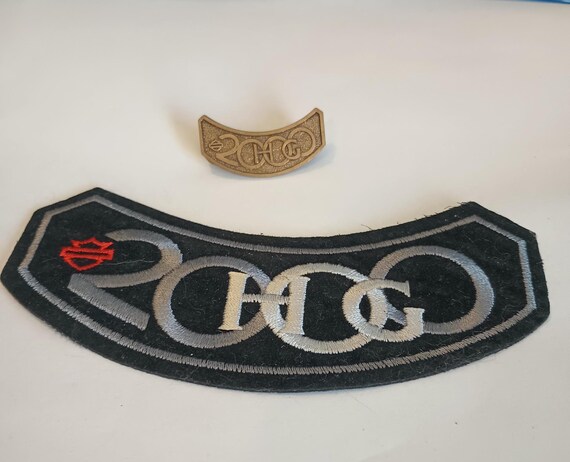 Harley Davidson HOG 2000 Patch & Pin Set - image 1