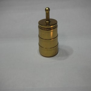 Miniature Brass Butter Churn, Moveable Butter Churn, Collectible 100% Brass U.S.A Butter Churn