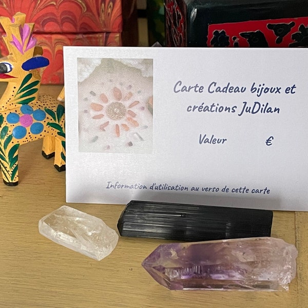 Geschenkgutschein, Geschenkgutschein, Geschenkkarte im JuDilan Creation Shop