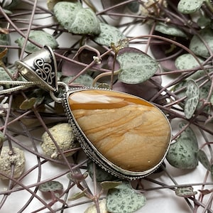 Landscape Jasper Pendant, &quot;Interior Travel&quot;