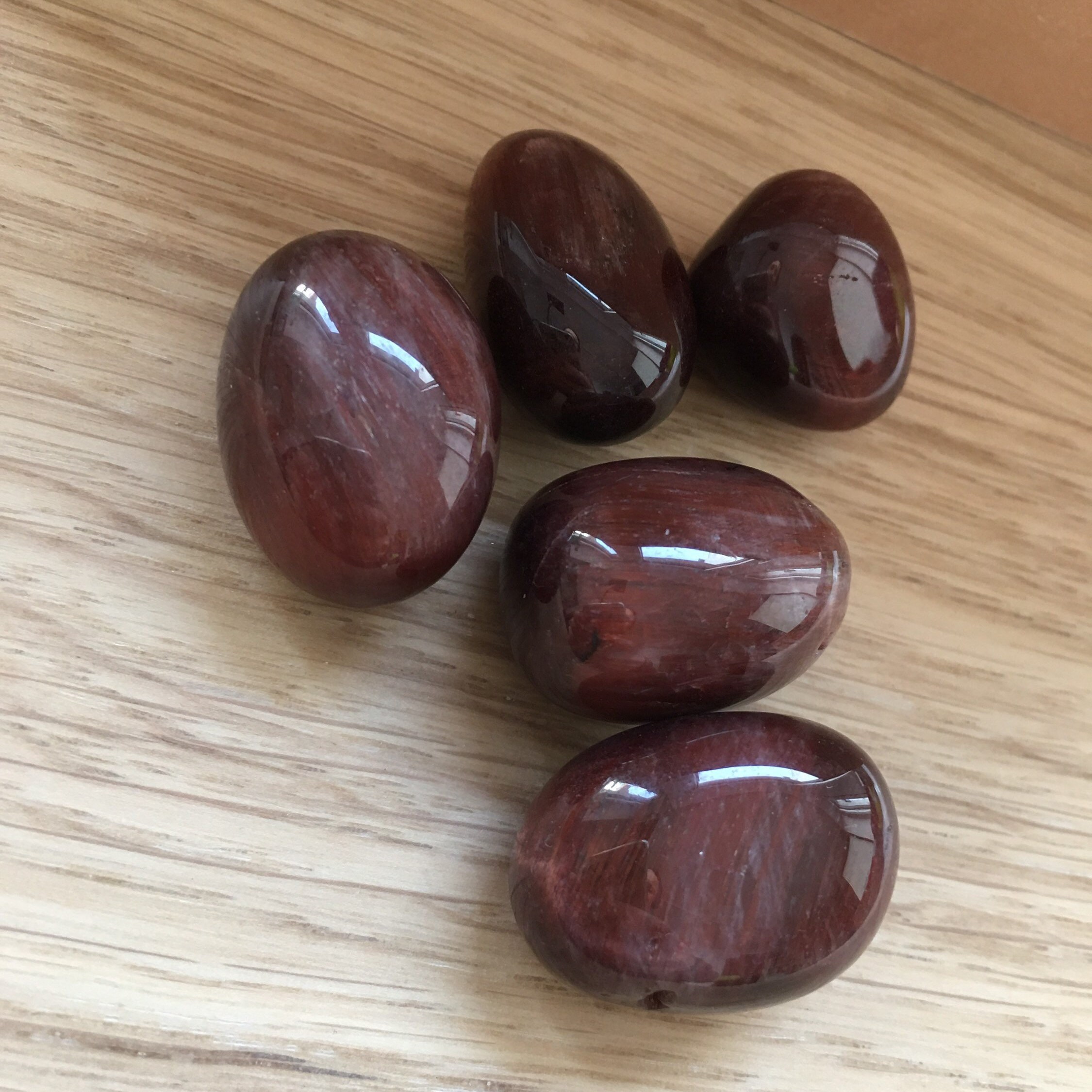 Polished Bull’s Eye tumbled stone | Etsy