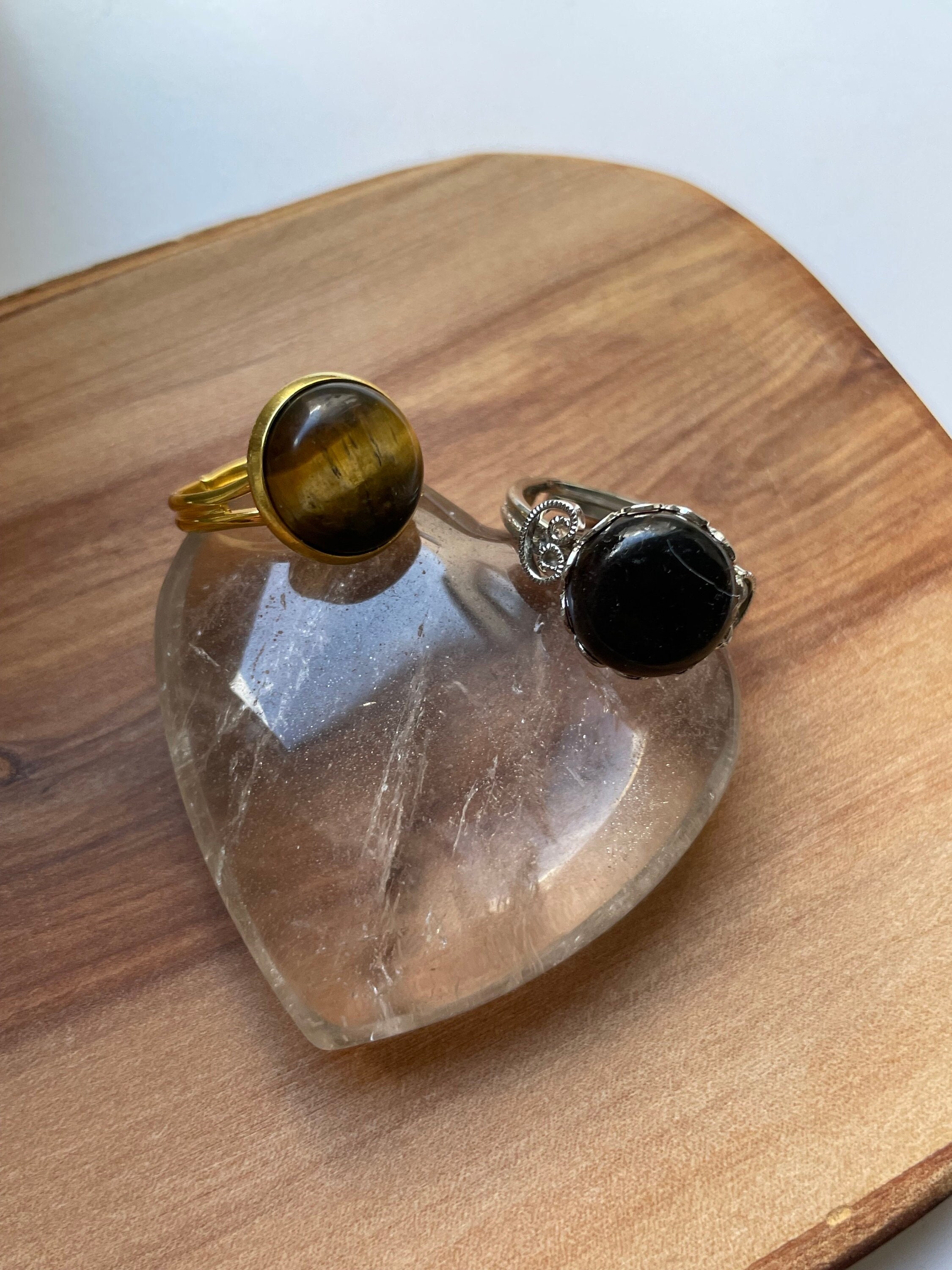 Anello In Argento 925 Con Occhio Di Tigre Sudafricano, 1,87 Carati - Foto 5