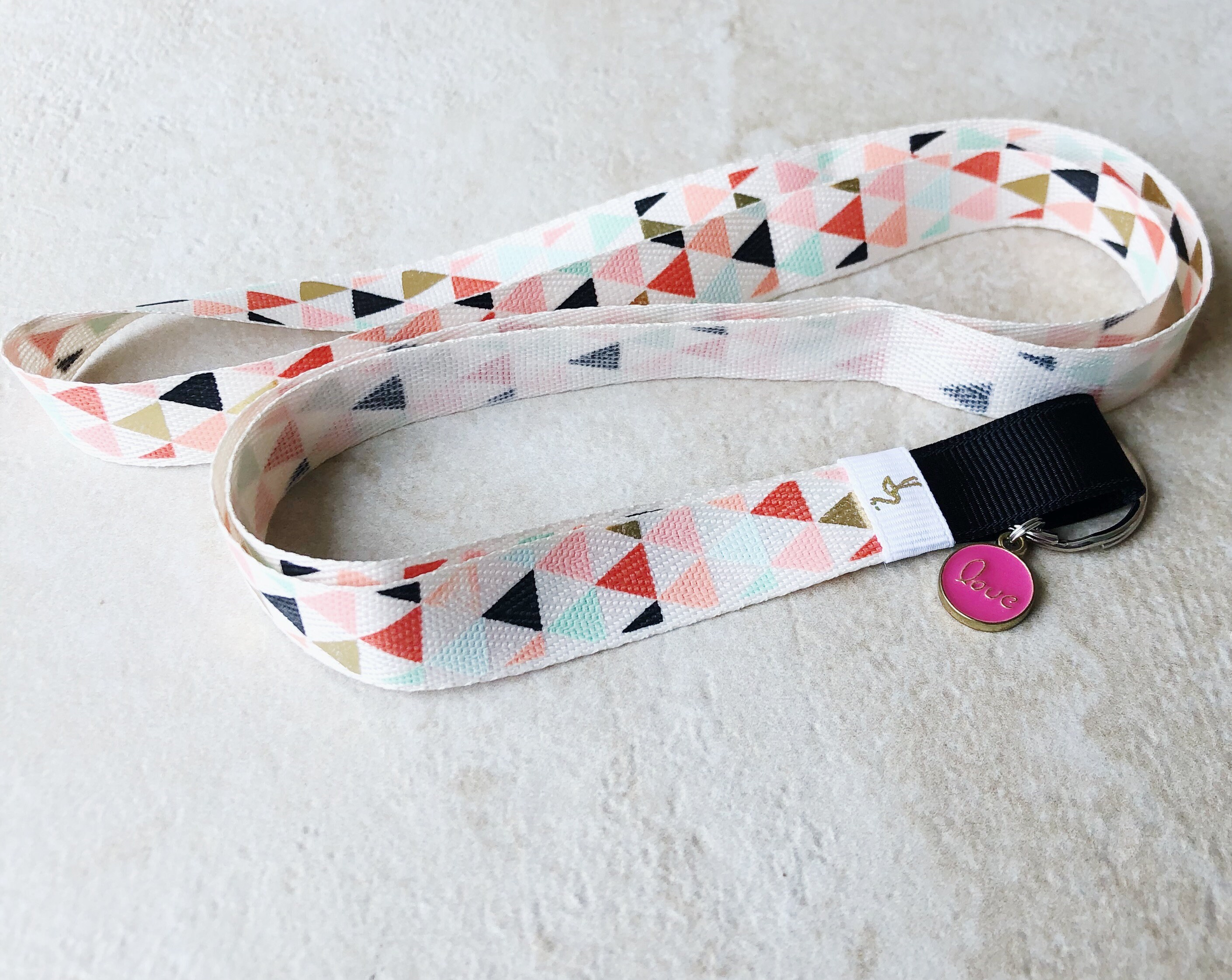 Flamingo Lanyard, Chevron Lanyard, College Lanyard, Spring Lanyard ...