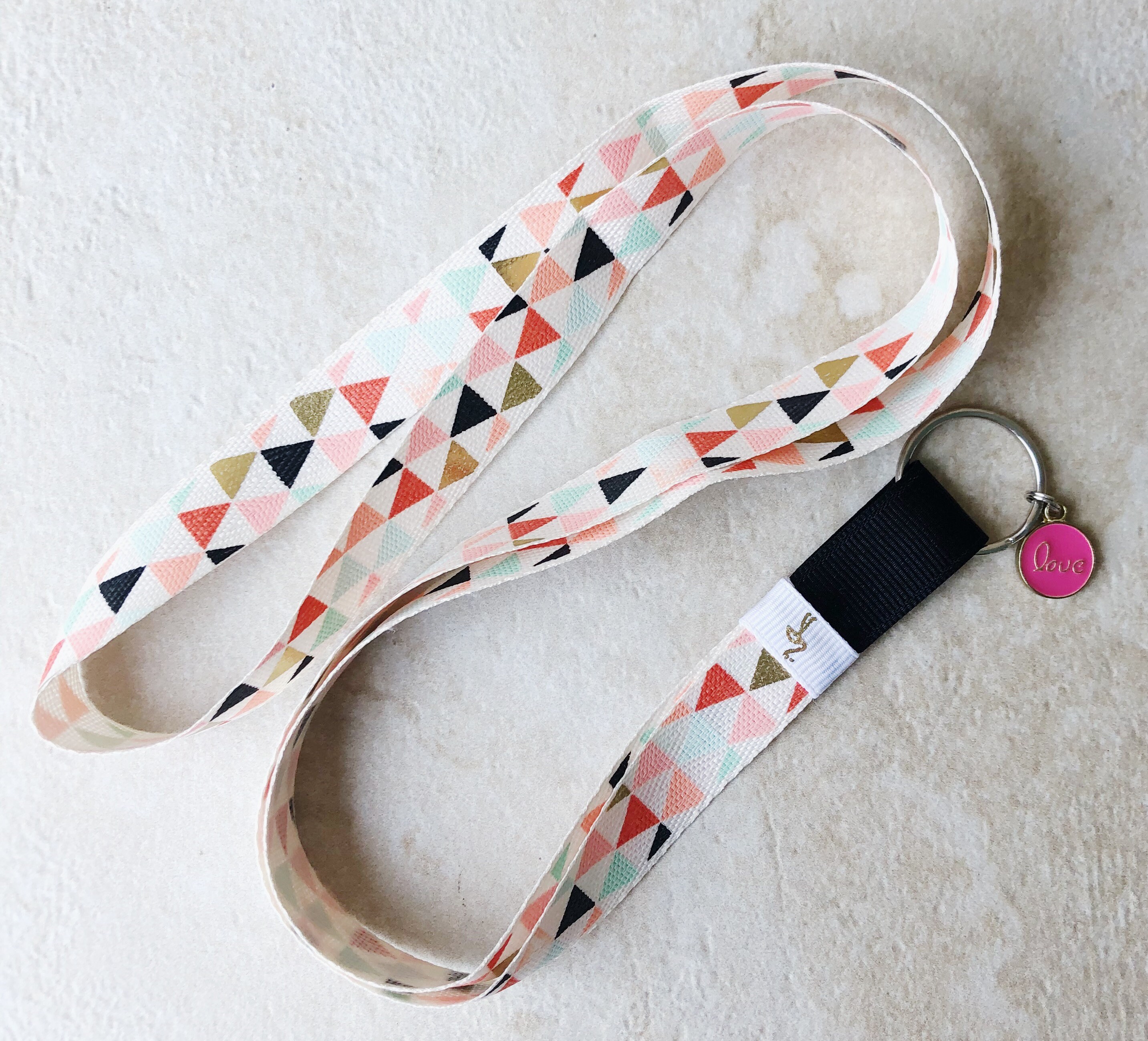 Flamingo Lanyard, Chevron Lanyard, College Lanyard, Spring Lanyard ...