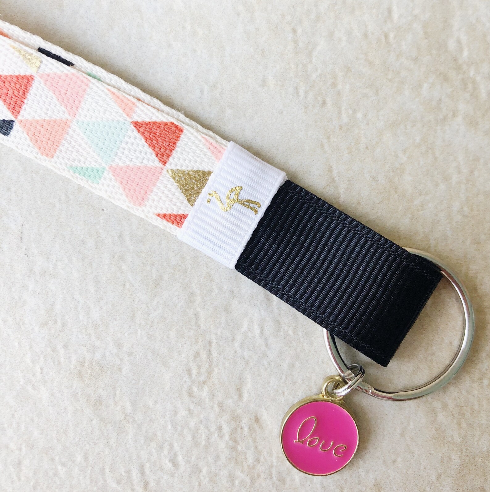 Flamingo Lanyard, Chevron Lanyard, College Lanyard, Spring Lanyard ...