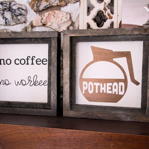 Coffee Bar Sign Downloads Set of 6 // Farmhouse Coffee Sign Prints ...