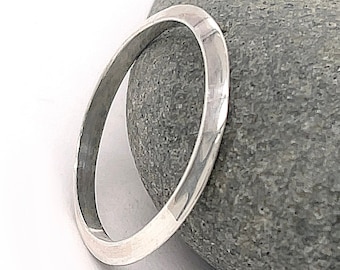 Knife Edge Silver Ring, Triangle Ring,  Minimal wedding band, Sterling Silver Ring, Danity Band, 925 Silver, Unique Wedding Ring, Boho Band