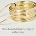 see more listings in the Thin Stacking Rings section