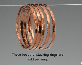 Super Thin Chocolate Silver Stackable Ring(s), Brown Ring, Brown Stacking Rings,  Brown Jewelry, Thin Brown Ring, Chocolate Ring