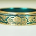 barnhartrevor reviewed Japanese Coin Ring, Turquoise Ring, Wave Ring, Japanese Art, Brass Ring, unique ring, bohemian ring, Art nouveau, 21st anniversary
