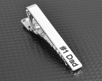 Fathers Day,  Fathers Day Gift, Gift for Dad, Custom Tie Bar, Personalized Tie Bar, Tie Bar, Tie Clip, Custom Men's Gift, Custom Tie Clip