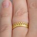 Crown Ring Princess Ring Gold Crown Ring Gold Princess | Etsy