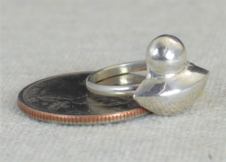 Flying Saucer Ring, UFO Ring, Statement Rings, Alien Ring, Fun Rings, Solid Silver Ring, Bohemian Ring, Fun Gifts, Roswell, UFO Jewelry image 4