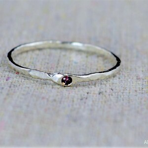 Sterling Silver Matte Finish Freeform Cushion Turquoise Stackable Ring Sterling Silver Matte Finish Freeform Cushion Turquoise Stackable Ring