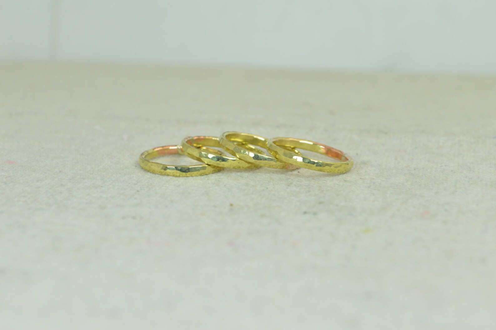 Super Thick Stackable Brass Rings Brass Rings Stackable Etsy