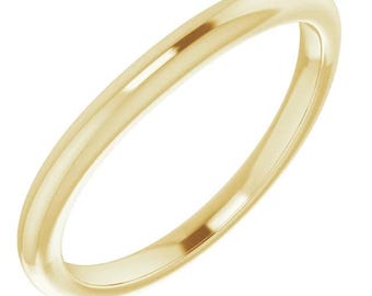 Matching Wedding Band for my 1 Carat Round Lab Created Diamond Simple Split Band Engagement Ring