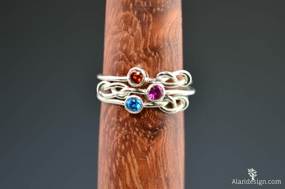 Grab 3 Silver Infinity Mother s Rings Infinity Ring Stacking