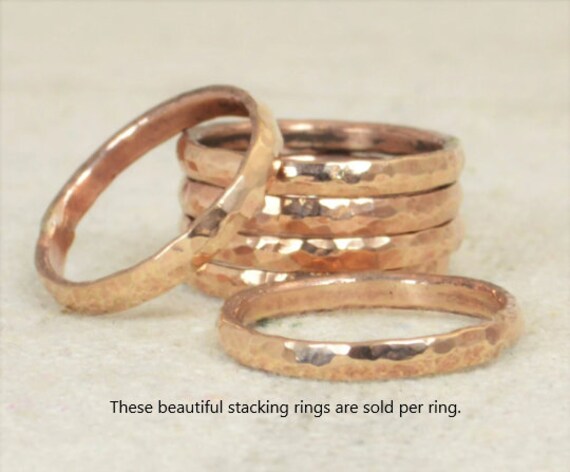 Super Thick Stackable Bronze Rings Bronze Rings stackable Rings