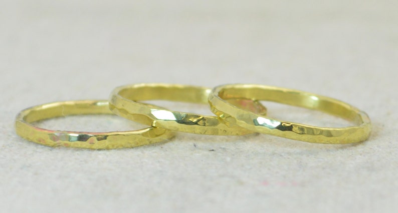 Brass Ring Hammered Brass Thick Stackable Brass Ring Brass Rings Stackable Rings Arthritis Ring Brass Jewelry Brass Band s