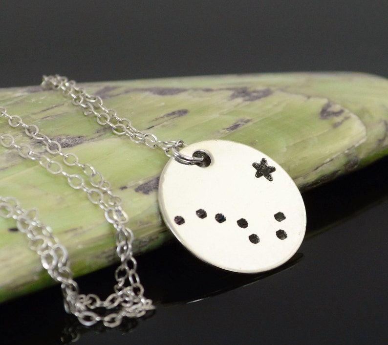 Sterling Silver Big Dipper Necklace Big Dipper Necklace image 1