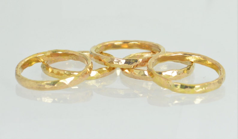 Super Thick Stackable 14k Gold Filled Ring Gold Ring image 2