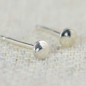 Silver Post Earrings, Silver Dot Studs, Dot Studs, Stud Earrings, Tiny Studs, Silver Studs, Tiny Earring Posts, Stud Earring Set, Alari