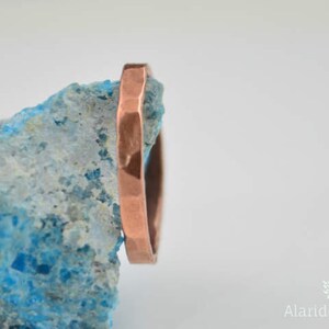 Super Thick Stackable Copper Rings,Copper Rings,Stackable Rings, Copper Ring, Hammered Copper, Copper Band, Arthritis Ring, Copper Jewelry image 3