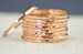 Super Thin 14k Rose Gold Ring(s), 14k Rose Gold Filled,  Rose Gold Stacking Rings, Simple Rose Gold Ring, Thin Rose Gold Rings, Dainty Rings 