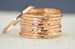 Super Thin 14k Rose Gold Ring(s), 14k Rose Gold Filled,  Rose Gold Stacking Rings, Simple Rose Gold Ring, Thin Rose Gold Rings, Dainty Rings 