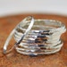 Super Thin Sterling Silver Stackable Ring(s), Silver Stacking RIngs, Silver RIng Dainty Simple Silver Ring Hammered Silver Rings Silver Band