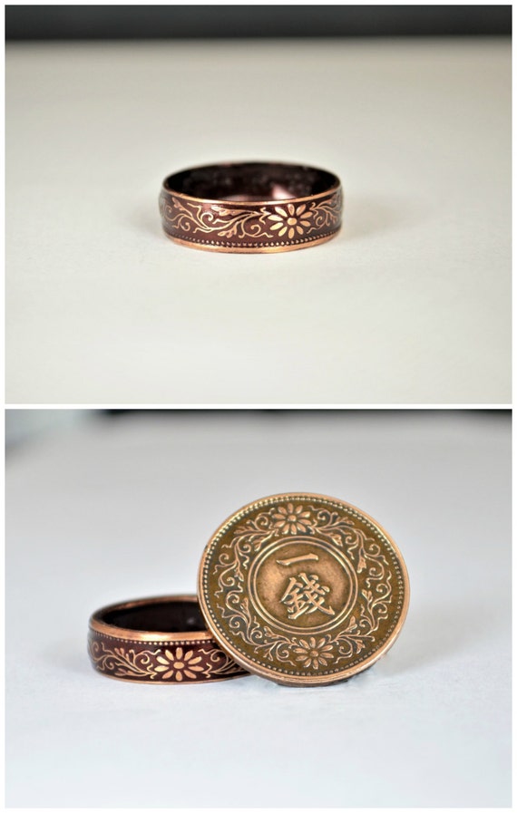 Etsy coin deals ring