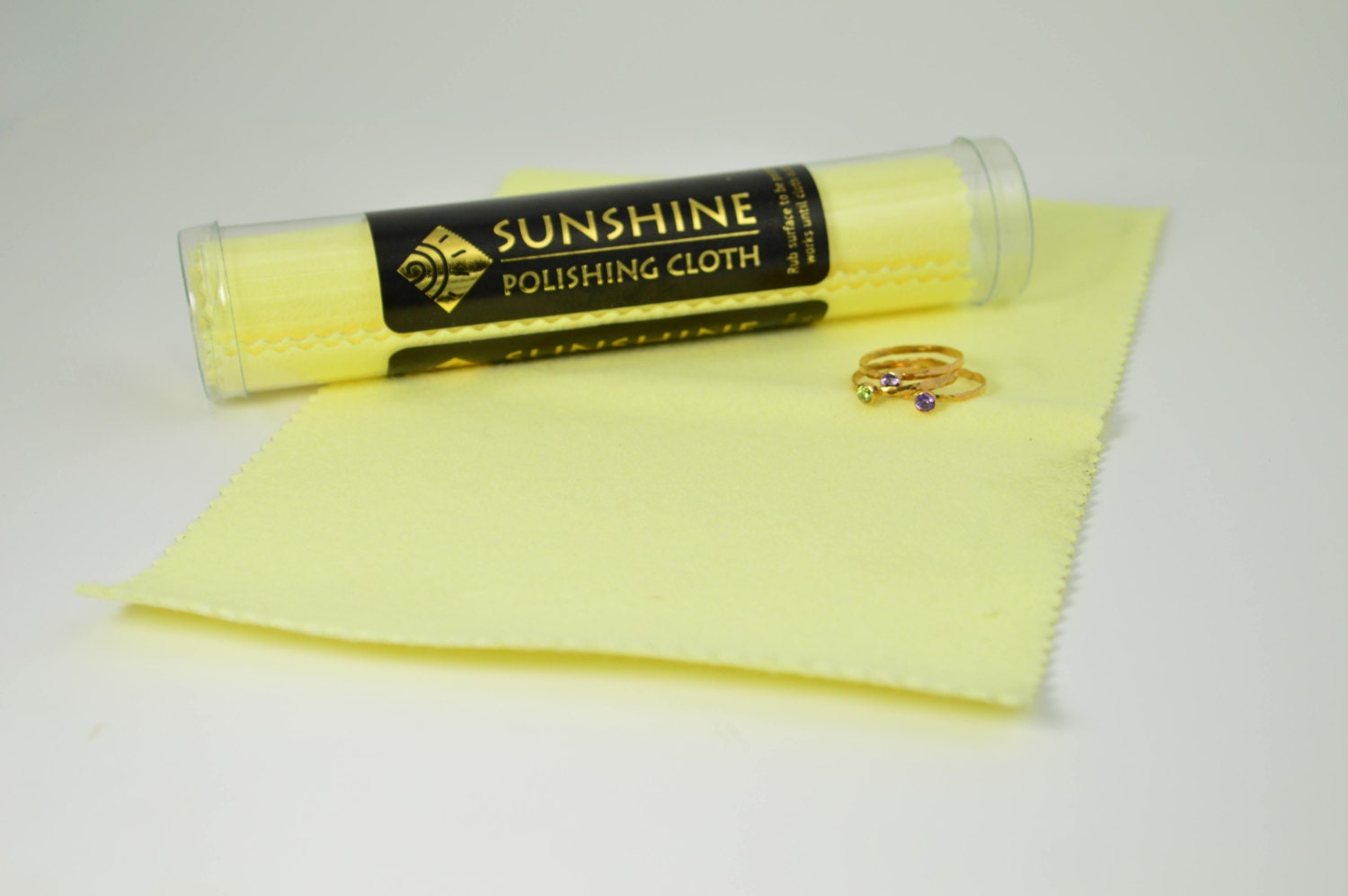 Polishing Cloth - Sunshine Polishing Cloth - TheBlissfulCo