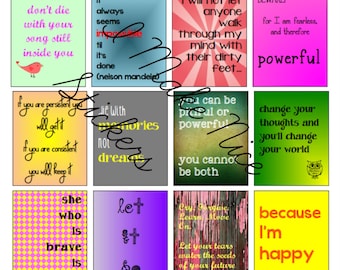 Inspirational Quote Stickers for Erin Condren Life Planner