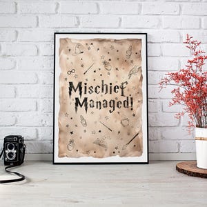 Póster de mago, arte mural de mago, citas inspiradoras, descarga digital ilustrativa dibujada a mano, habitación de niños, magia, hechicería, decoración del hogar